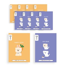 ARTMORE 新 小學 10格 國語 筆記本, 10個, 隨機出貨