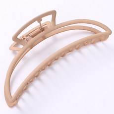 수스다 파스텔 빅사이즈 바나나 메탈 올림머리 헤어집게핀