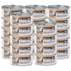 보레알 전연령 캣푸드 캔, 닭+칠면조, 156g, 24개