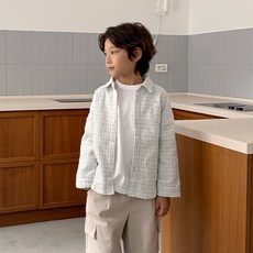 Fromi 兒童粗花呢襯衫