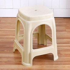 보조 간이 플라스틱 의자 2p, 베이지