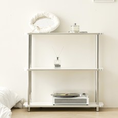 루시드 사각 선반 1000, 화이트, 3단