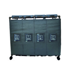 Decozin Duo分類回收箱 不織布, 灰色, 4個