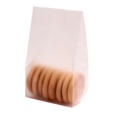 韓國製 M型封口餅乾袋 半透明 8.5 x 6 x 23 cm, 100入, 1個