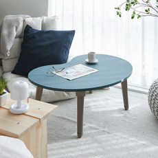 스토리퍼니쳐 국내생산 E0 LPM 6단높이조절 땅콩 테이블, 무광 터키쉬그린