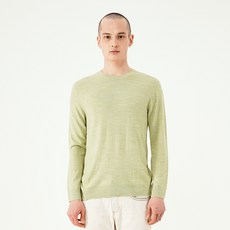 AYA MORIE 男士羊絨壓克力圓領針織衫