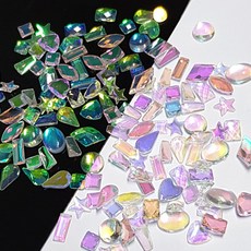 極光冰塊美甲鑽飾組 KN-S2039, 1個, 隨機出貨