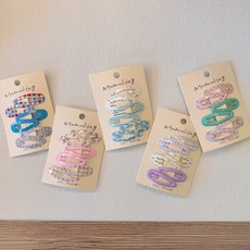 復古滴答髮夾 30入 B套組