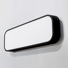 심플 욕실등 LED15W, 블랙+주광색