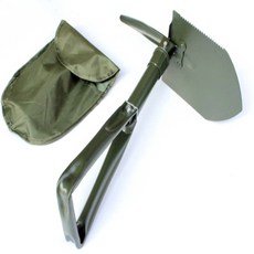 블루팩토리 캠핑시리즈 접이식 야전삽 BF132, 카키, 1개