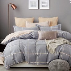 J-bedtime 床寢時光 100%純棉兩用被床包枕套4件組 SW9289M-H