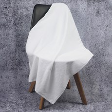 AMENITY TOWEL 30支純棉浴巾 L號 350g, 白色, 1條
