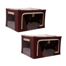 礦用生活箱100L, 棕色, 2入