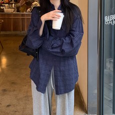 MEICHEL 女款 Swap 復古格紋襯衫 10975