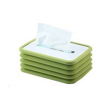 소프트 접이식 티슈 케이스, 그린