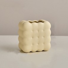 餅乾筆筒 桌面裝飾品 方形餅乾, 單一顏色