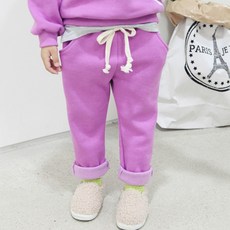 chocomong 兒童刷毛基本款長褲