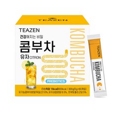 티젠 콤부차 유자, 5g, 60개입, 1개