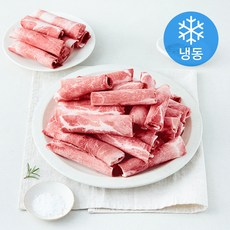 미국산 돼지 목전지 돌돌말이 구이 볶음용 2mm (냉동), 1개, 2.5kg