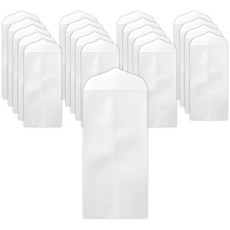 2Youngdesign 經典彩色直式現金信封, 白色, 20個