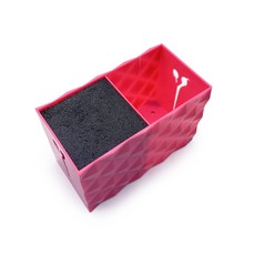 美髮沙龍剪刀插入式支架收納盒 粉紅色, 粉色, 1個