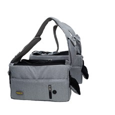 MODNEYPET 狗狗貓咪 All Change 感嘆斜背外出提籠, 灰色, 1個
