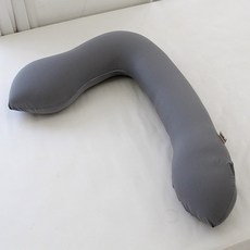 MYME L자 물방울 바디필로우, 그레이