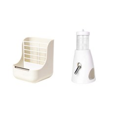 카르노 소동물 먹이통 + 은신처 급수기 세트 FREE, 아이보리, 1세트