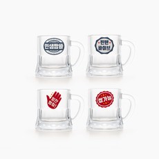 ssueim 手把燒酒杯 4款組, 混色, 1組