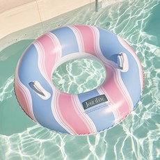 Judeute成人用把手泳圈 100cm, 1個, 波浪