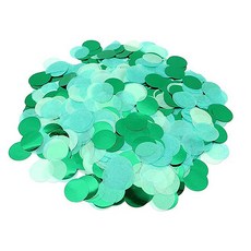Party09 圓形五彩紙屑 2.5cm 150g, 1個, 薄荷色調