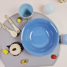 rice 嬰幼兒多用途沙拉碗, 1個, 藍色