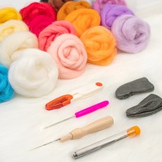 아트조이 양모펠트 초급 구성 DIY 풀세트, 1개, 혼합색상