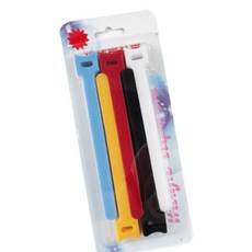 H-COP束線帶魔鬼氈貓咪 150mm 50入, 混合顏色, 1個