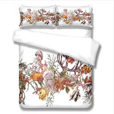 插圖印花被套 140*200cm+枕頭套 40*70cm