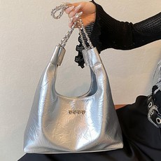 연이랜드 여성용 하트 포인트 버킷 숄더백