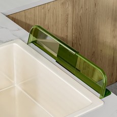 Ants 可伸縮式水槽擋水板, 1個, 綠色