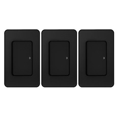CHEIL ELECTRIC 單開關面板 金屬黑, 3個