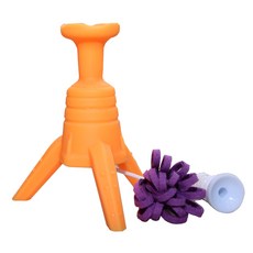 birdie79 可調式矽膠高爾夫三角架, 橘色