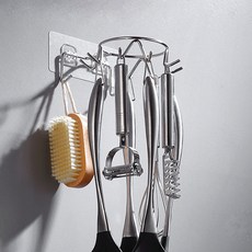 Yehom免打孔安裝廚房烹飪工具掛勾, 單色, 1個