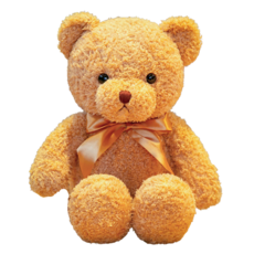 泰迪熊娃娃, 絲帶淺褐色