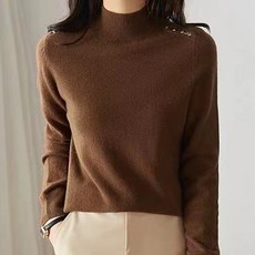 LUNA GIRL 女款Rubiel半高領針織衫