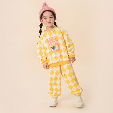 멜리코코 유아용 안녕 다이아 상하의 세트 MLHH629