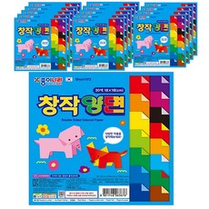 JONG IE NARA 創意雙面彩紙 18 x 18 cm 15p, 15個, 30 種顏色