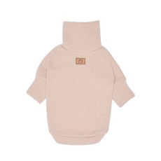 Flot 狗狗高領針織衫, 米色