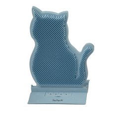 DING DONG PET 貓咪縫隙固定自助理毛刷 21 x 29 cm, 藍色, 1個