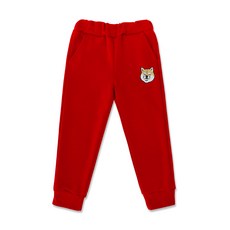 키즈크루 유아동 자수패치 시바견 특양면 조거팬츠