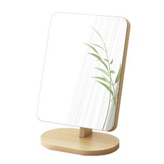 북유럽 모던 스타일 데스크 화장대 거울 대형, 메이플