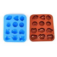 Bestom 野生動物造型羊羹模具, 隨機出貨, 2個