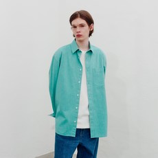 마인드브릿지 남성용 올데이 옥스포드 오버핏 셔츠 MYWS0120